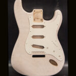 S-Style Body / 1 Piece Ultra Light Swamp Ash / 3 lbs. 2 oz. / Nitrocellulose 'Mary Kaye White Blonde' / Light - Med. Relic (#GIN-3875)