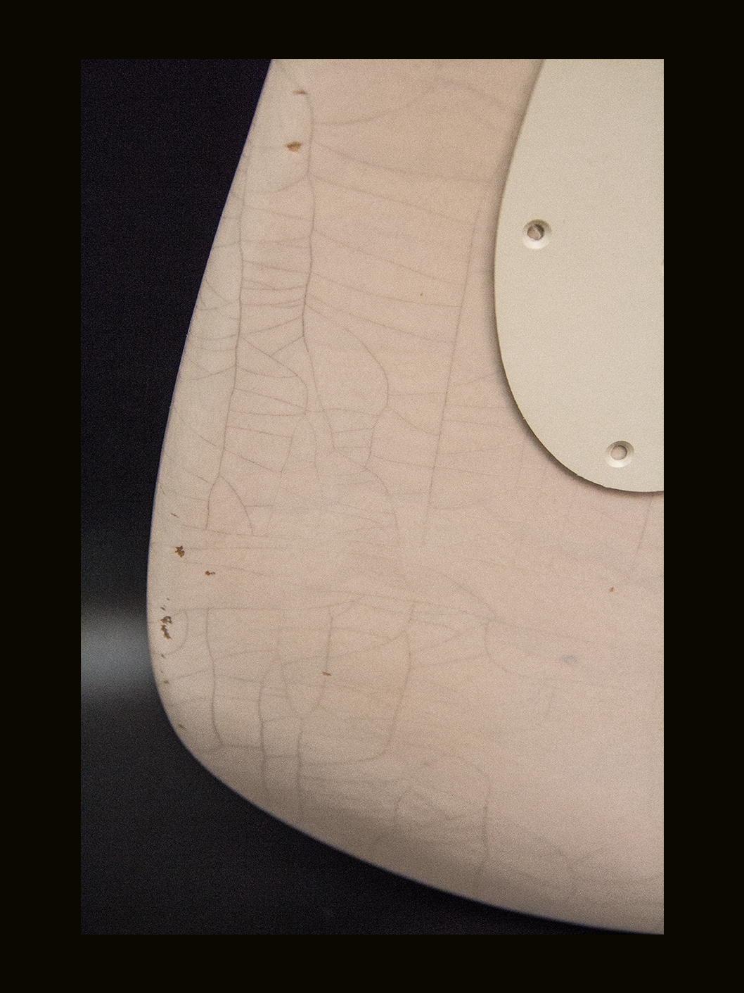 S-Style Body / 1 Piece Ultra Light Swamp Ash / 3 lbs. 2 oz. / Nitrocellulose 'Mary Kaye White Blonde' / Light - Med. Relic (#GIN-3875) - Image 3