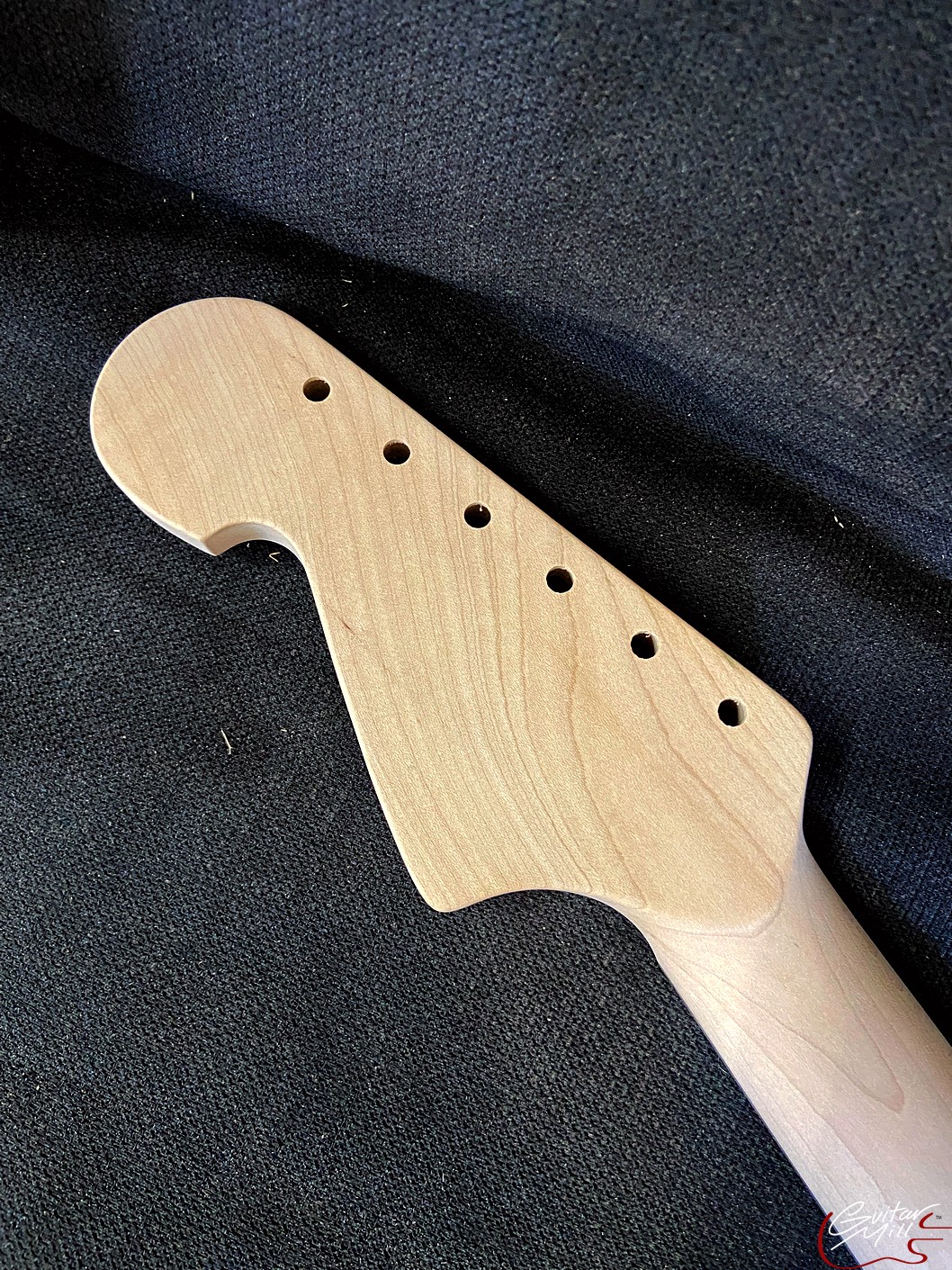 Jazz-Style Replacement Neck / 2 pc. Maple & Madagascar Rosewood / Chunky C (#GIN-3875) - Image 7