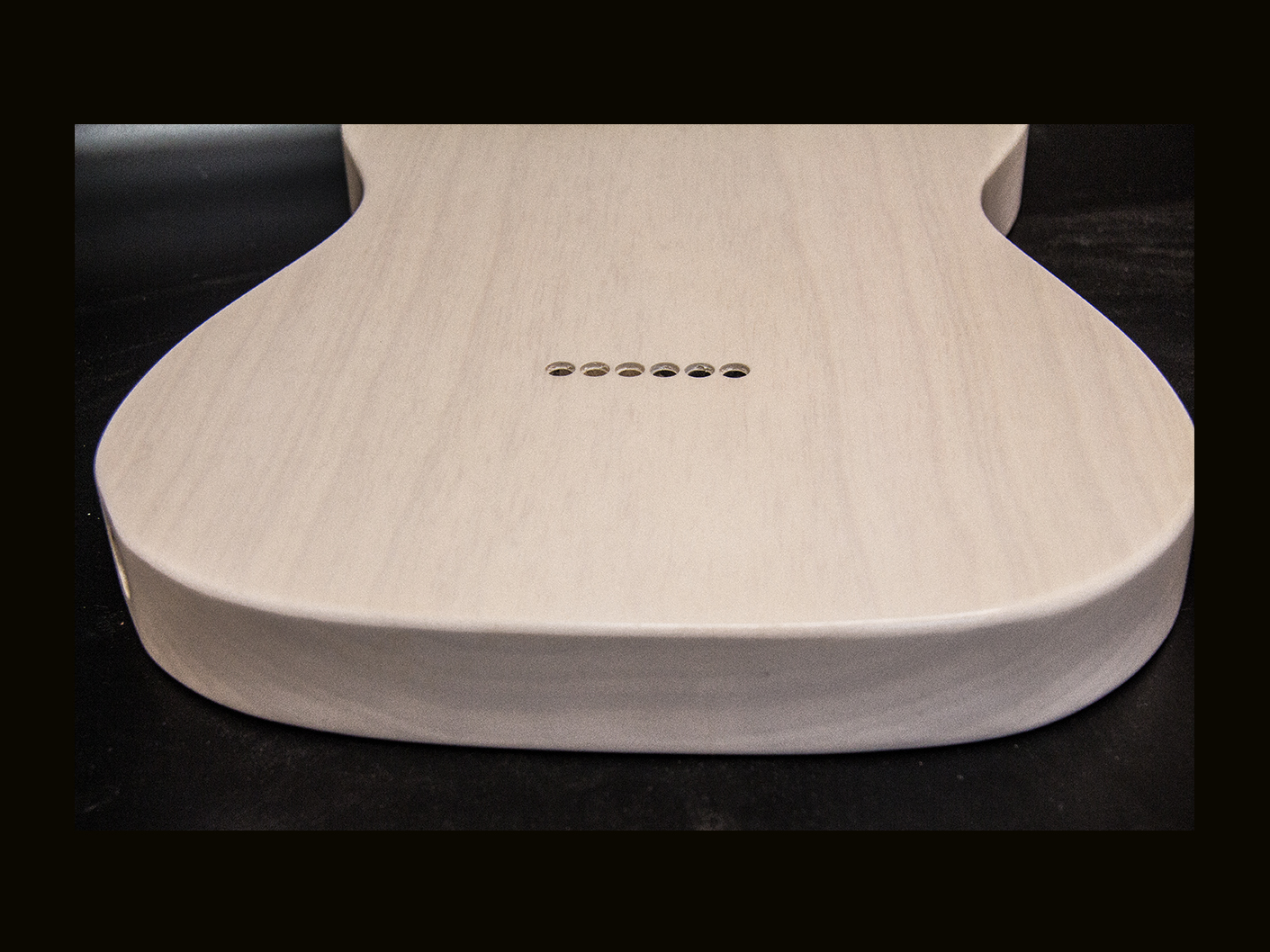 T-Style Body / 1 Piece Ultra Light Swamp Ash / 3 lbs. 15 oz. / Nitrocellulose 'Mary Kaye White Blonde' / Closet Clean Relic (#GIN-3876) - Image 4