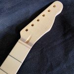 T-Style Replacement Neck / 2 pc. Maple (No Skunk Stripe) / Baritone Conversion Scale / Classic C (#GIN-3878)