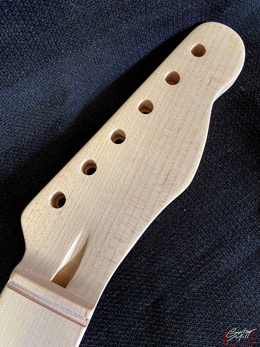 T-Style Replacement Neck / 2 pc. Maple (No Skunk Stripe) / Baritone Conversion Scale / Classic C (#GIN-3878) - Image 3