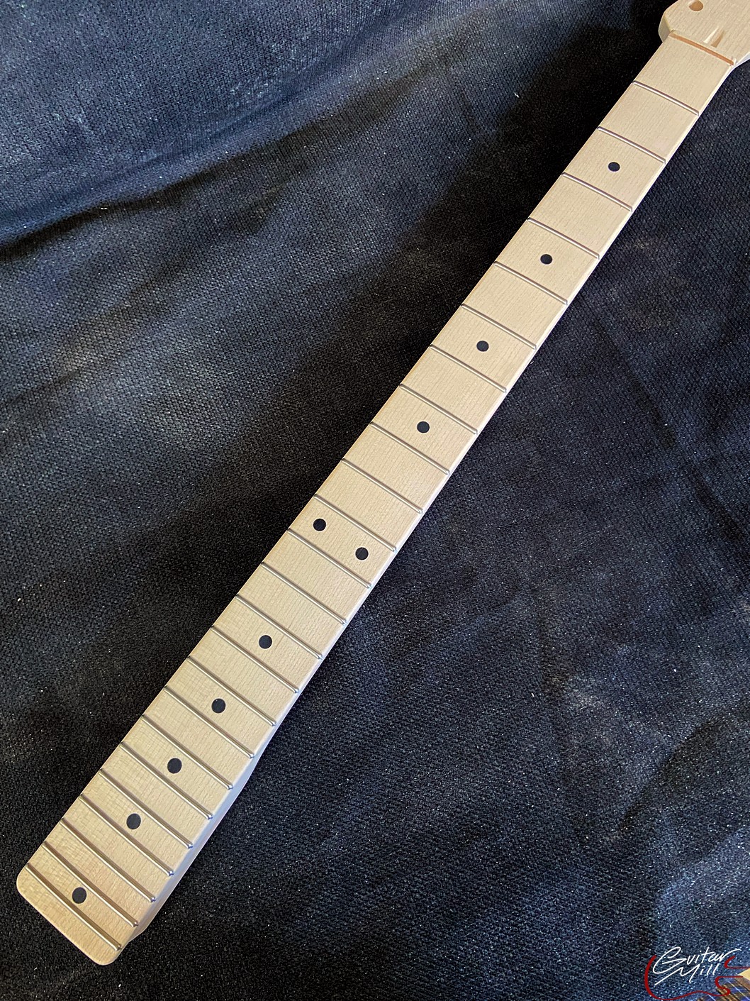 T-Style Replacement Neck / 2 pc. Maple (No Skunk Stripe) / Baritone Conversion Scale / Classic C (#GIN-3878) - Image 4