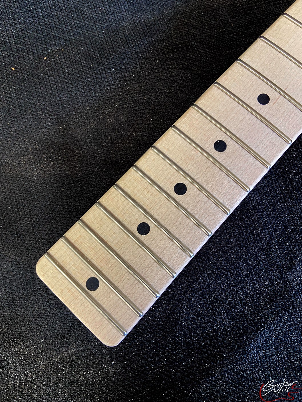 T-Style Replacement Neck / 2 pc. Maple (No Skunk Stripe) / Baritone Conversion Scale / Classic C (#GIN-3878) - Image 5