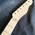 T-Style Replacement Neck / 1 pc. Lite Bird's Eye Maple / Soft Chunky V (#GIN-3927)