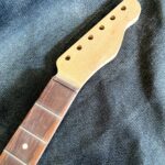 T-Style Replacement Neck / 2 pc. Roasted Maple & Madagascar Rosewood / Classic C (#GIN-3928)
