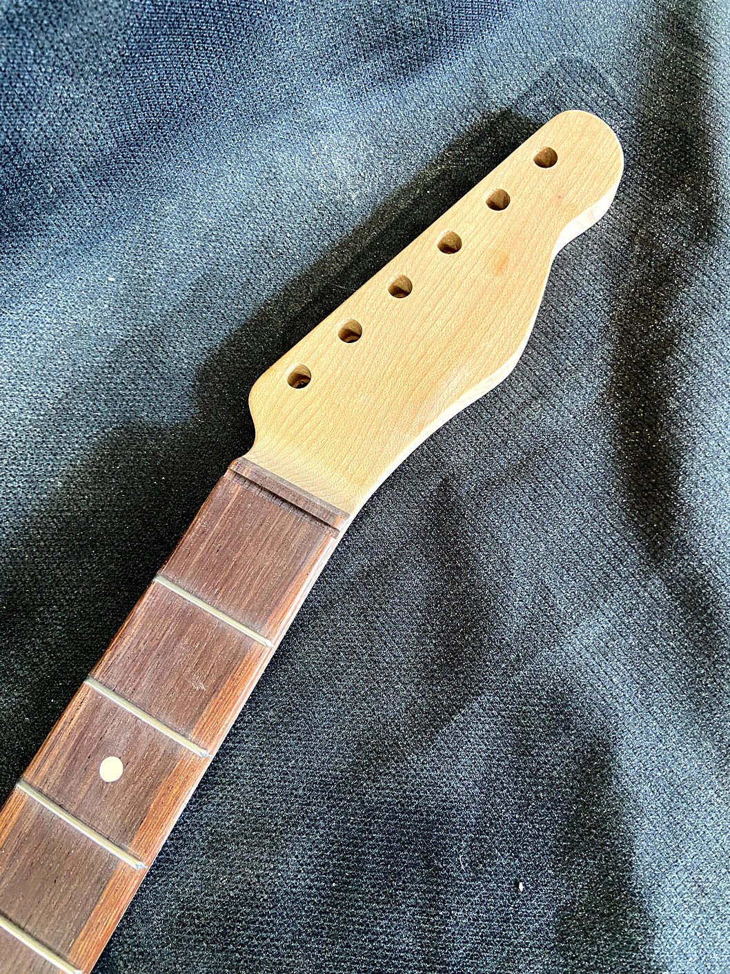 T-Style Replacement Neck / 2 pc. Roasted Maple & Madagascar Rosewood / Classic C (#GIN-3928)