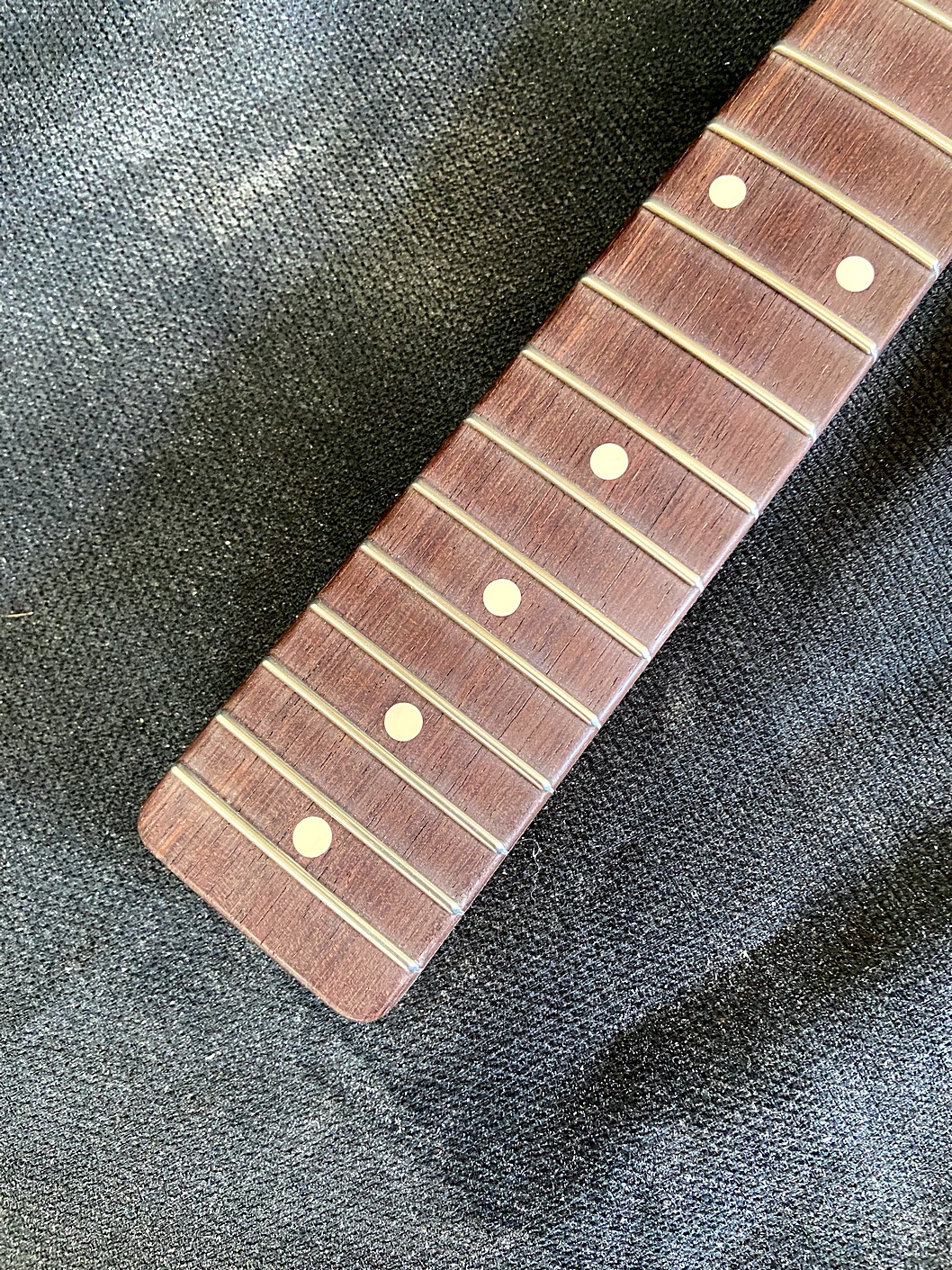 T-Style Replacement Neck / 2 pc. Roasted Maple & Madagascar Rosewood / Classic C (#GIN-3928) - Image 5