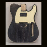 T-Style Body / 1 Piece Swamp Ash / 3 lbs. 14 oz. / Nitrocellulose TruGrain™ 'Black' / Closet Clean (#GIN-3935)