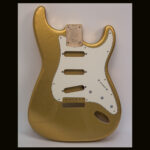 S-Style Body / 1 Piece Paulownia / 1 lbs. 13 oz. / Nitrocellulose TruGrain™ 'Aztec Gold' / Closet Clean (#GIN-3939)