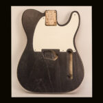 T-Style - Esquire Body / 1 PC. Swamp Ash  / 3 lbs. 9 oz. / Nitrocellulose TruGrain™ 'Black' / Closet Clean (#GIN-3933)