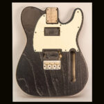 T-Style Body / 1 Piece Swamp Ash / 3 lbs. 12 oz. / Nitrocellulose TruGrain™ 'Black' / Closet Clean (#GIN-3934)