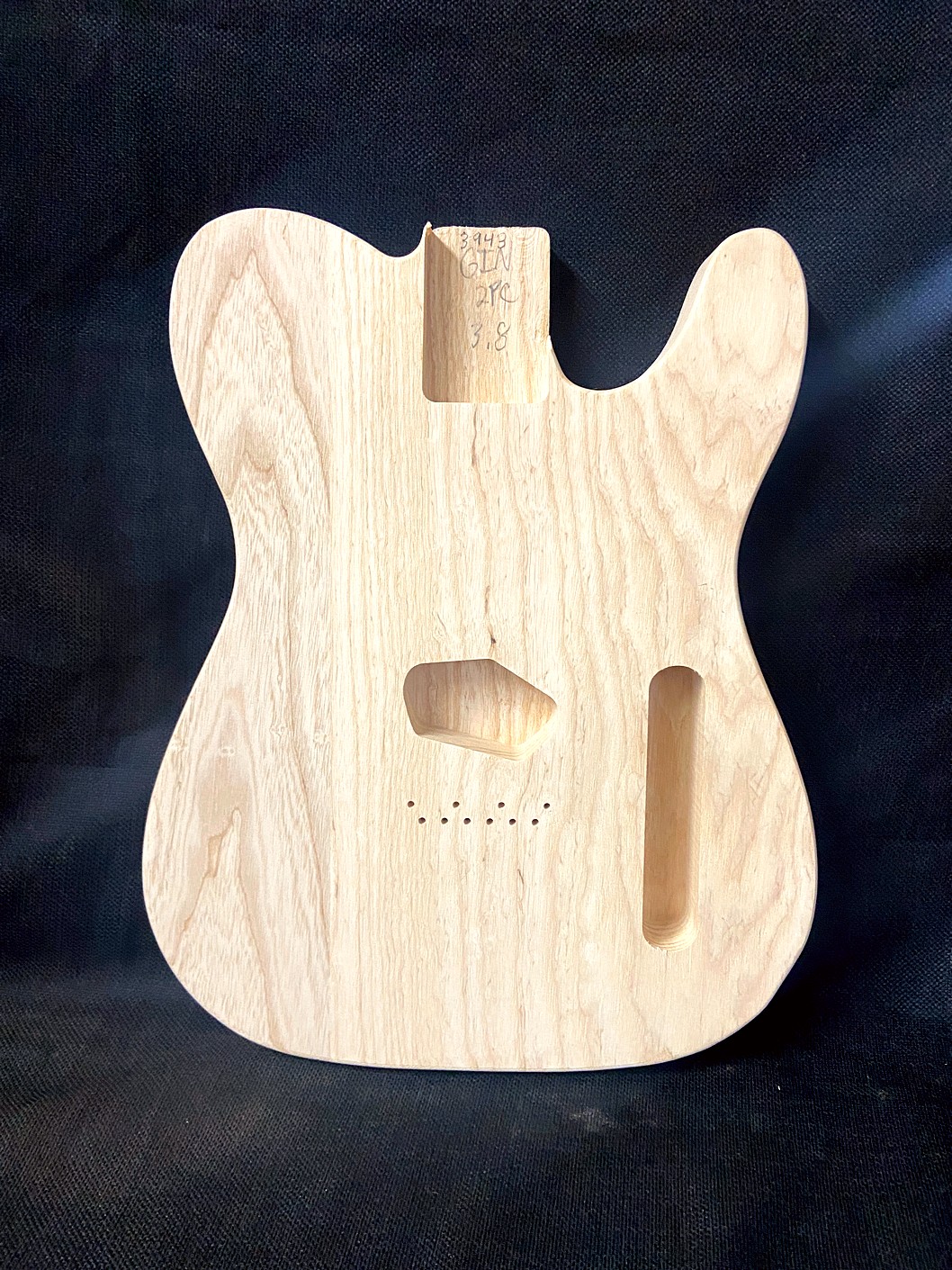 T-Style Esquire Body / 2 pc. Ultra Light Swamp Ash / 3 lbs. 8 oz. (#GIN-3943)