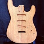 S-Style Body / 2 pc. African Mahogany / Rear Route (#GIN-3945)