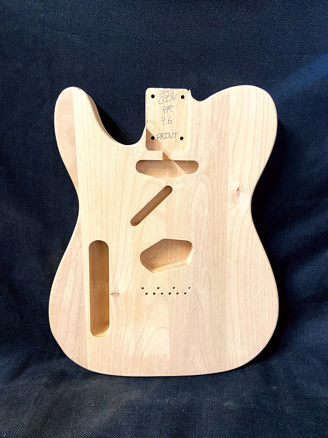 T-Style Lefty Body / Ultra Light Alder / Paint Grade (#GIN-3953)