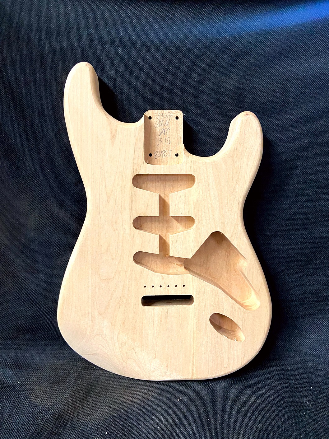 S-Style Body / 2 pc. Ultra Light Alder / 3 lbs. 15 oz. / Burst Grade (#GIN-3962)