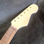S-Style Replacement Neck / 2 pc. 1/4 Sawn Maple & Indian Rosewood / Classic C (#GIN-3967)
