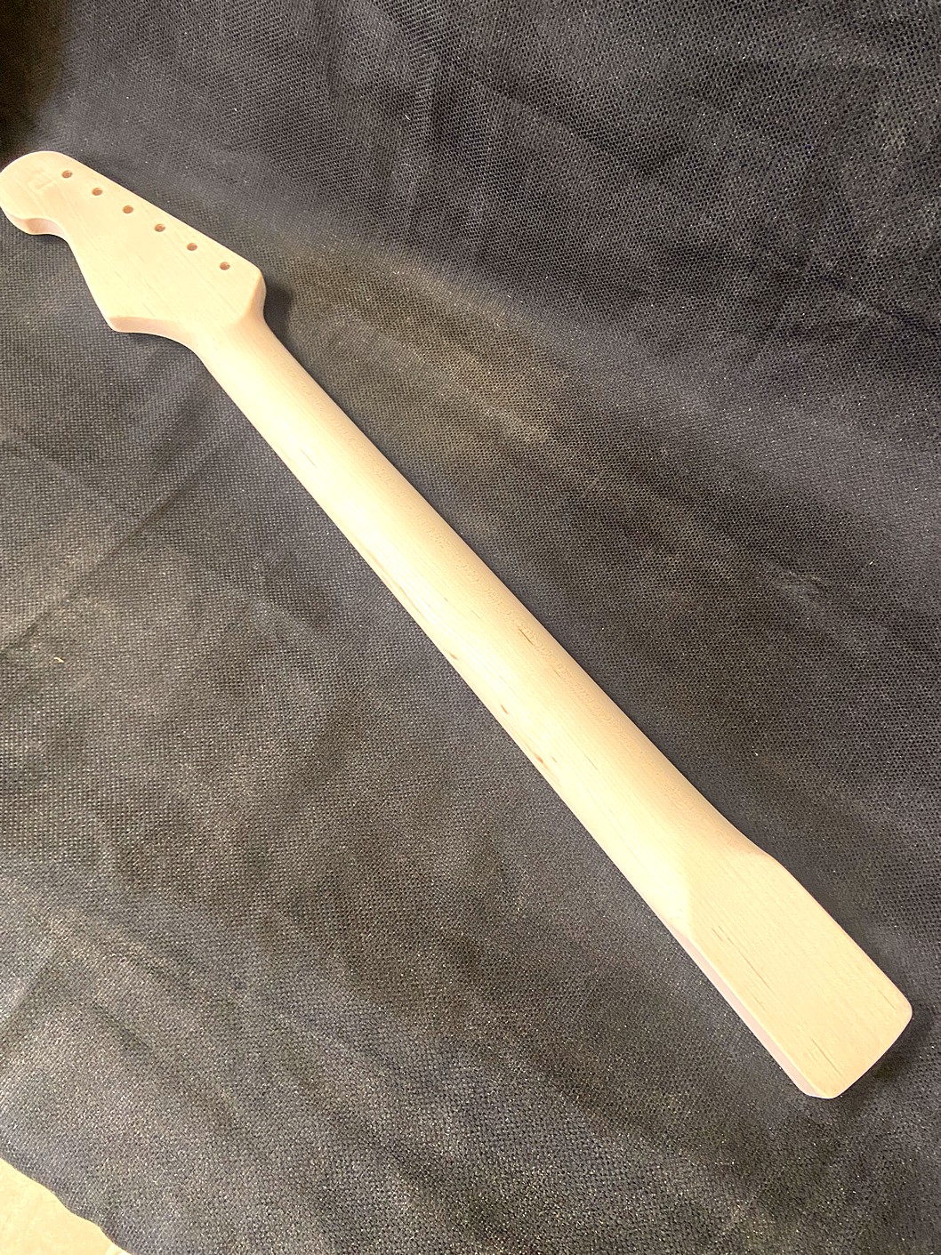 S-Style Replacement Neck / 2 pc. 1/4 Sawn Maple & Indian Rosewood / Classic C (#GIN-3967) - Image 6