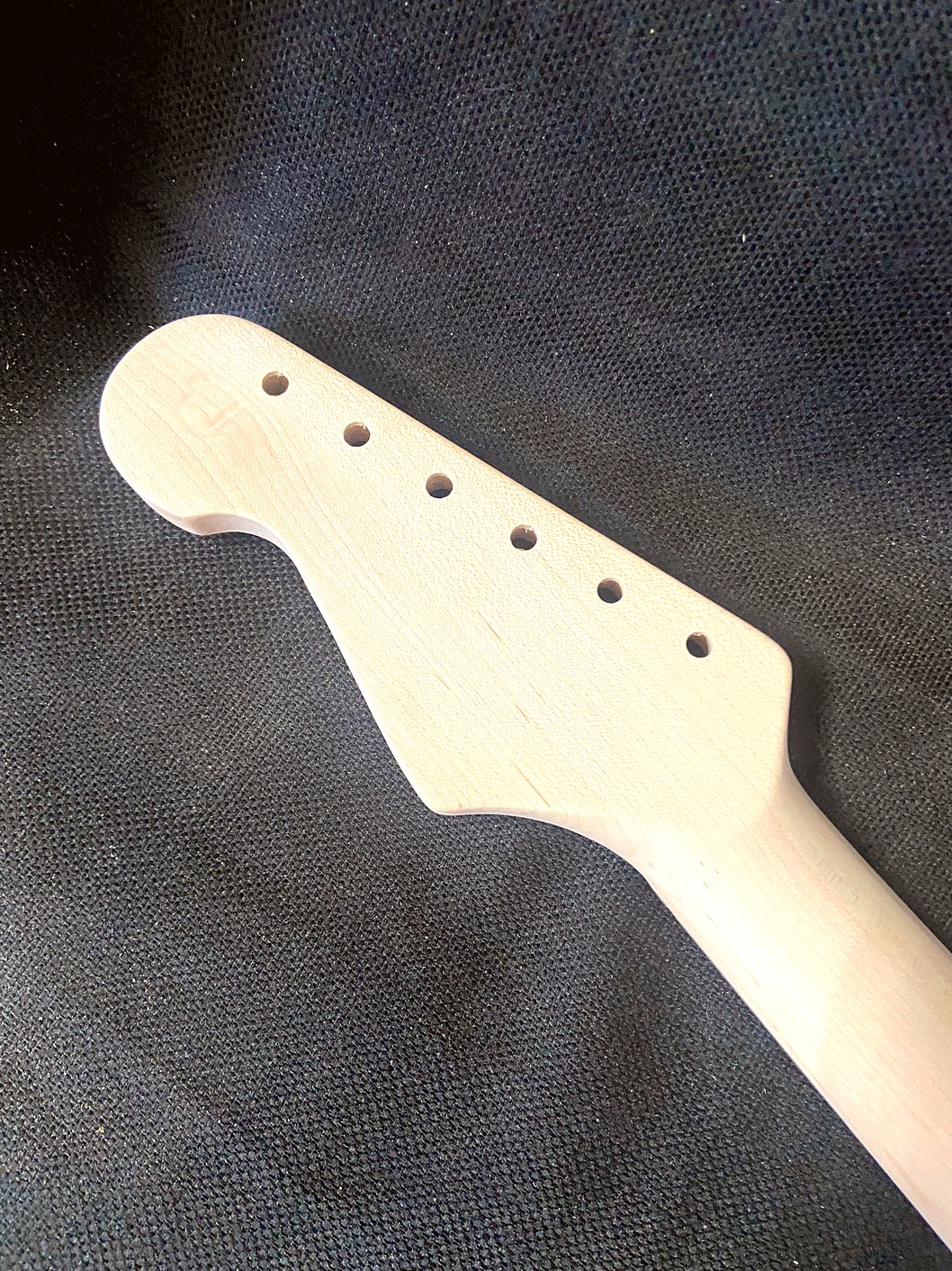 S-Style Replacement Neck / 2 pc. 1/4 Sawn Maple & Indian Rosewood / Classic C (#GIN-3967) - Image 7