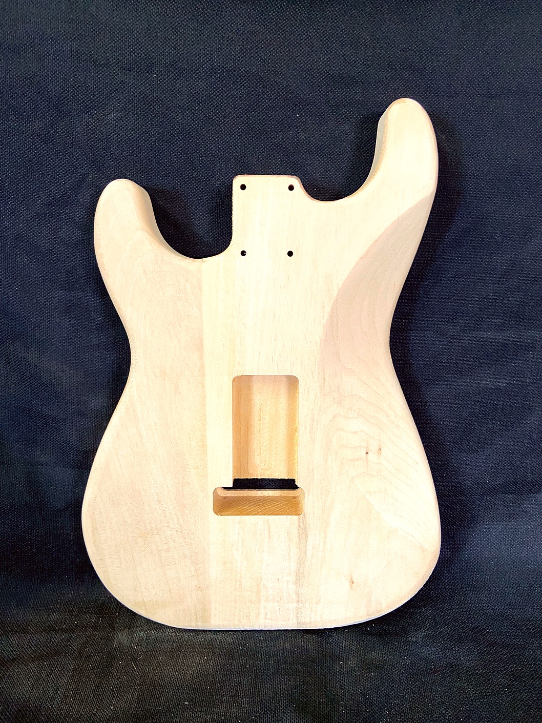 S-Style Body / 2 pc. Ultra Light Basswood / HSS / 2 Point Trem / 3 lbs. 5 oz. (#GIN-3976) - Image 2