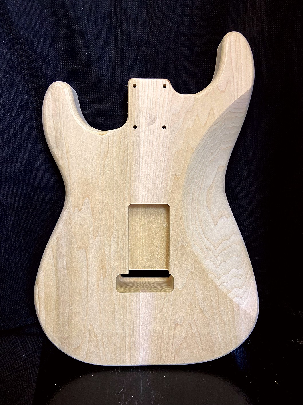 S-Style Body / 2 pc. Ultra Light Poplar / 3 lbs. 14 oz. (#GIN-3980) - Image 2