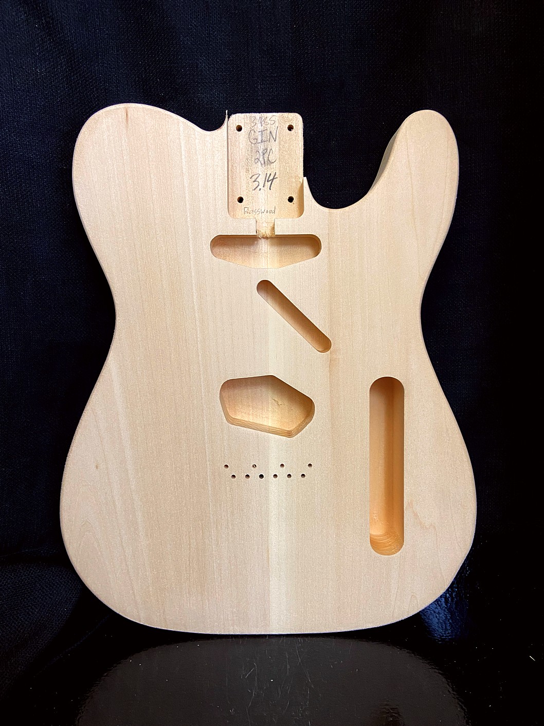 T-Style Body / 2 pc. Basswood (#GIN-3985)