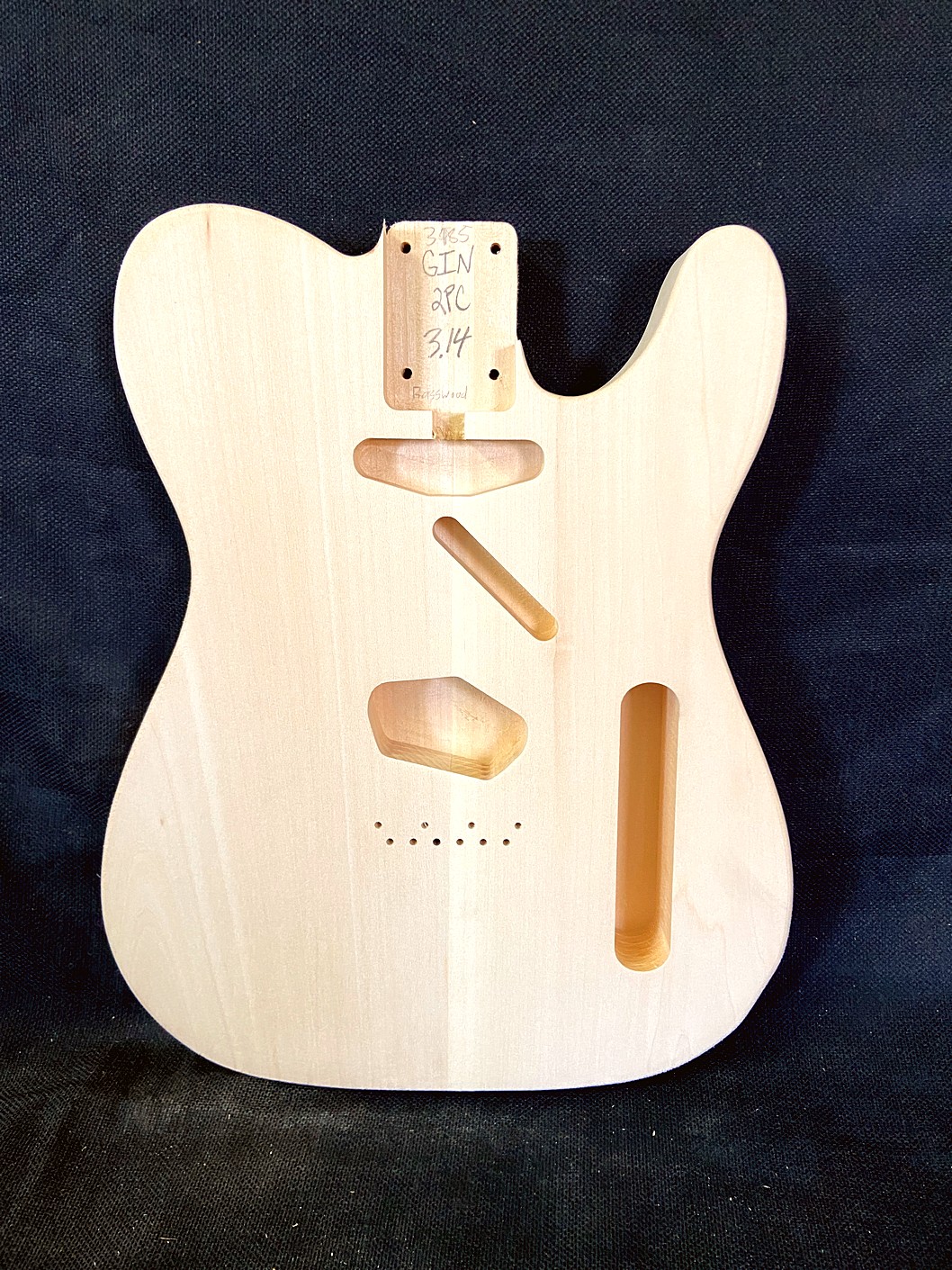 T-Style Body / 2 pc. Basswood (#GIN-3985)