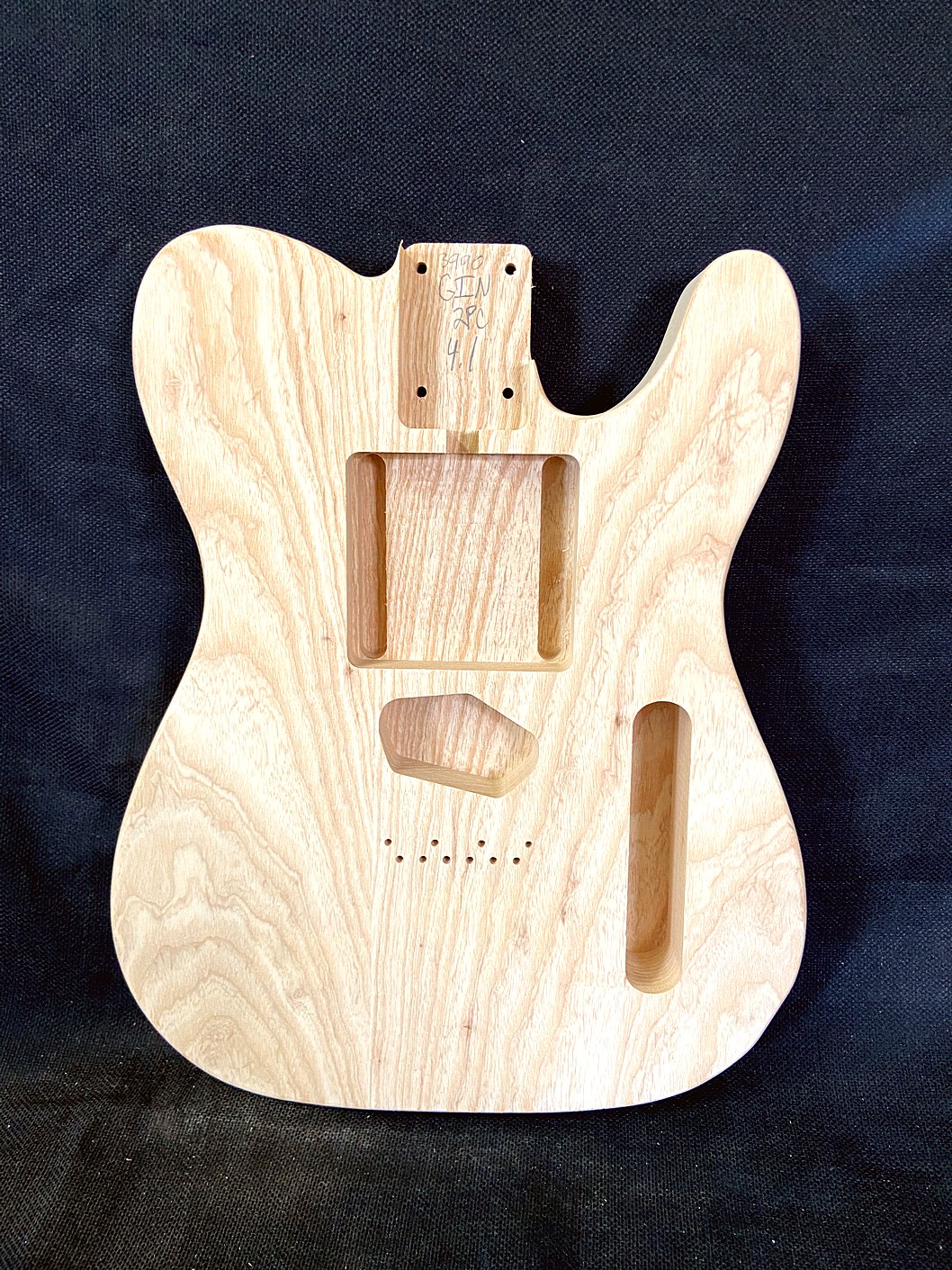T-Style Body / 2 pc. Swamp Ash / Uni-Rout (#GIN-3990)