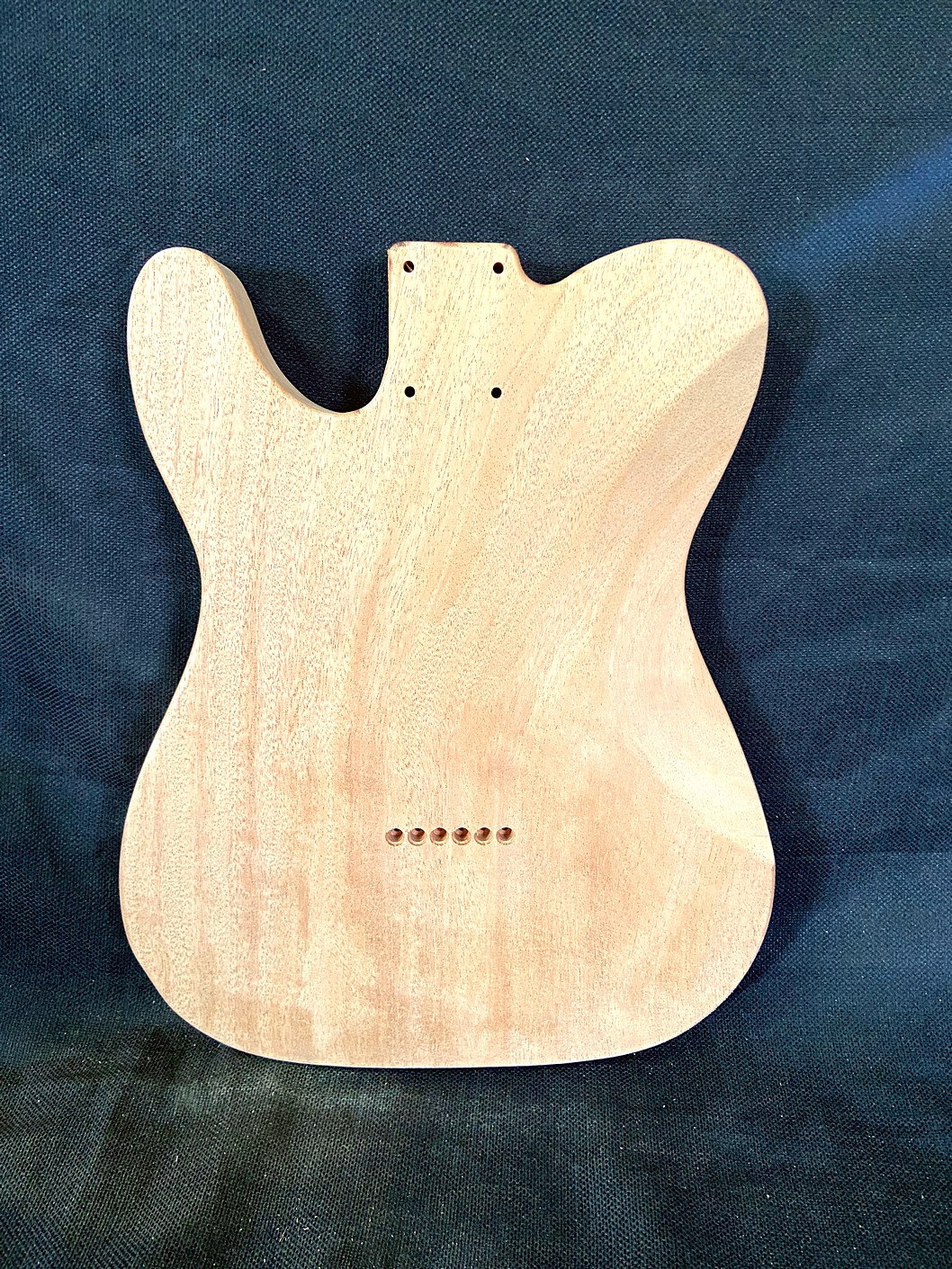 T-Style Body / 1 pc. Mahogany / x2 PAF / Forearm & Tummy Cut (#GIN-3991) - Image 2