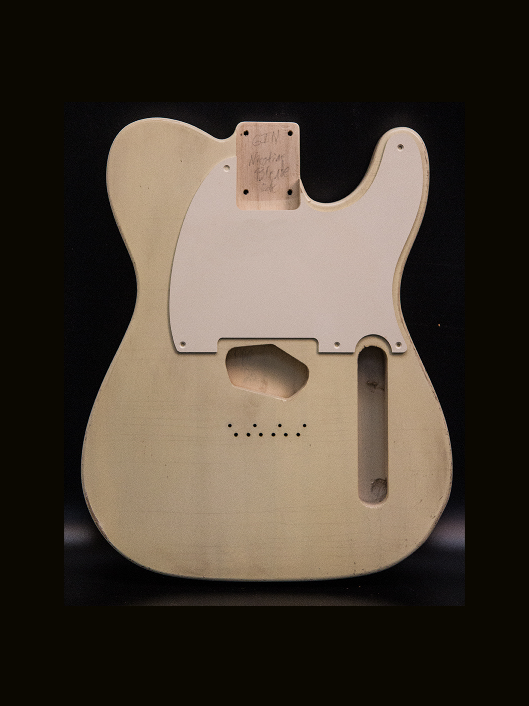 T-Style - Esquire Body / Paulownia / 2 lbs. 15 oz. / Nitrocellulose 'Nicotine Blonde' / Med. Relic (#GIN-3994)