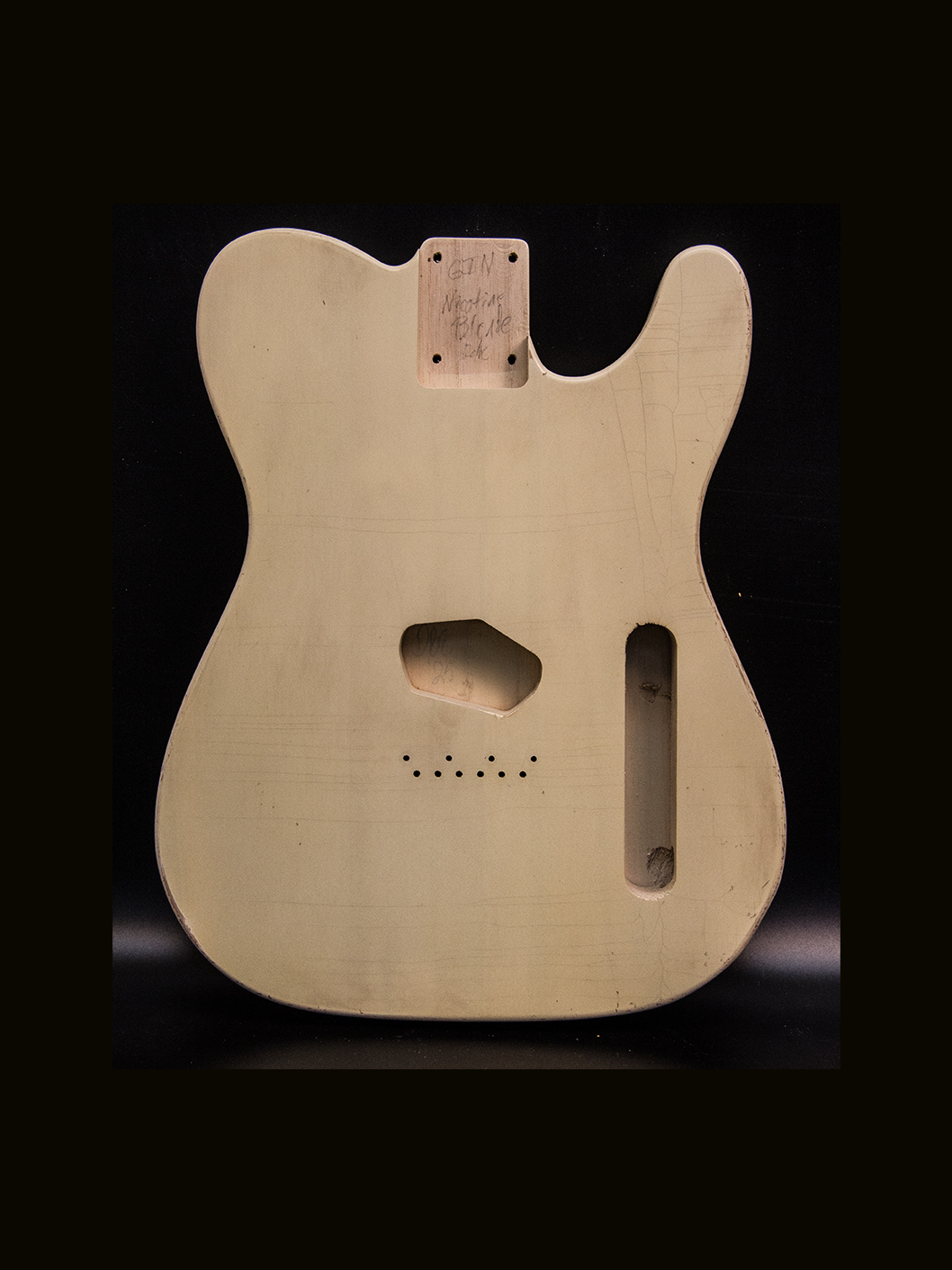 T-Style - Esquire Body / Paulownia / 2 lbs. 15 oz. / Nitrocellulose 'Nicotine Blonde' / Med. Relic (#GIN-3994) - Image 3