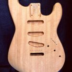 S-Style Body / 2 pc. Ultra Light Mahogany / Rear Route / 3 lbs. 13 oz. (#GIN-3997)