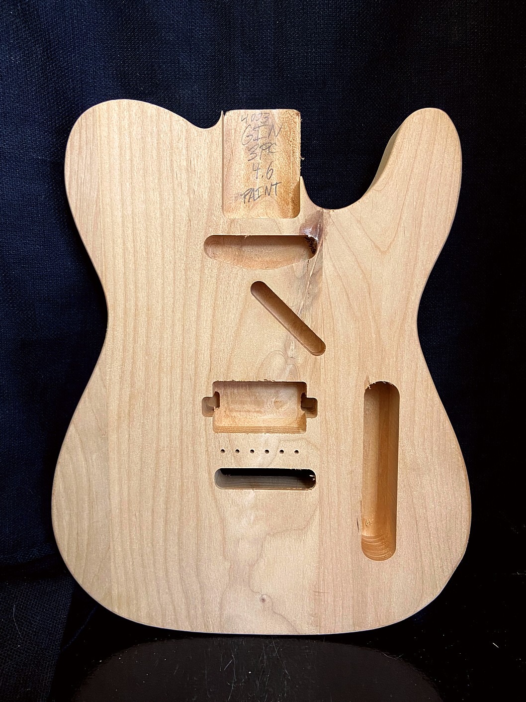 T-Style Body / Ultra Light Alder / S-Style Tremolo / Bridge PAF / Paint Grade (#GIN-4003)