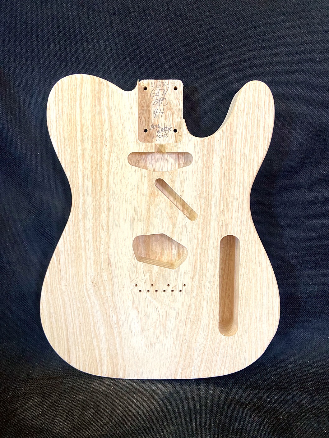 T-Style Body / 2 pc. Swamp Ash / Ultra Vintage w/ Pin Holes (#GIN-4004)