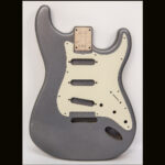 S-Style Body / Paulownia / 2 lbs. 2 oz. / Nitrocellulose 'Charcoal Frost' / Light Relic (#GIN-4009)
