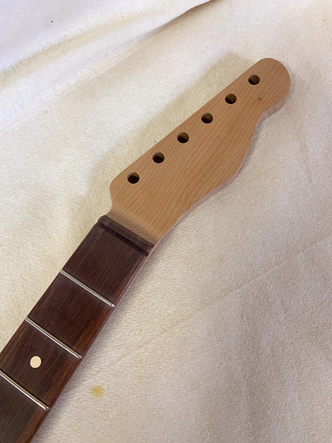T-Style Replacement Neck / 2 pc. Roasted Maple & Madagascar Rosewood / Classic C (#GIN-4012)