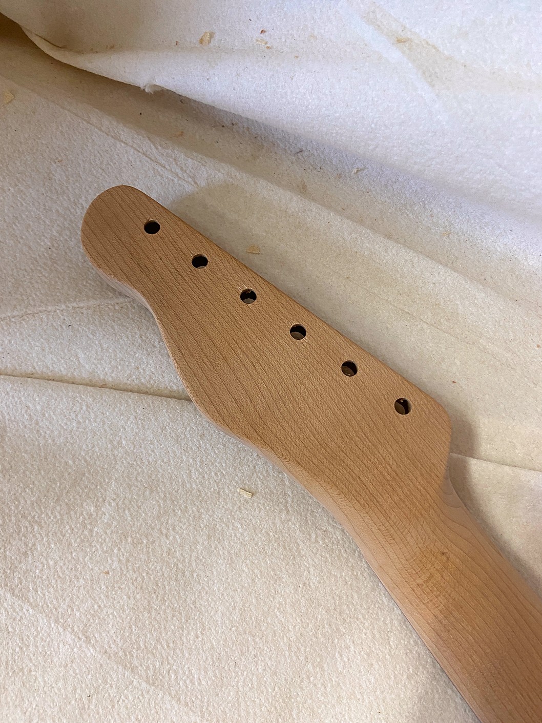 T-Style Replacement Neck / 2 pc. Roasted Maple & Madagascar Rosewood / Classic C (#GIN-4012) - Image 7
