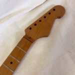 S-Style Replacement Neck / 1 pc. Roasted Maple / Classic C / Gloss / Closet Clean (#GIN-4014)
