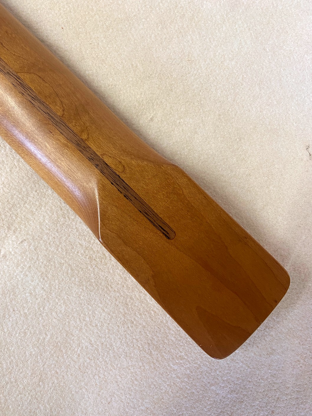 S-Style Replacement Neck / 1 pc. Roasted Maple / Classic C / Gloss / Closet Clean (#GIN-4014) - Image 9