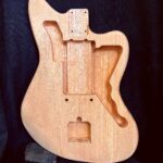 Jazz-Style Body / 2 pc. African Mahogany / Uni-Rout (#GIN-4031)