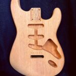 S-Style Body / 2 pc. Honduran Mahogany / 4 lbs. 2 oz. (#GIN-4032)