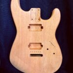 S-Style Body / 2 pc. Honduran Mahogany / Rear Route / x2 PAF (#GIN-4034)