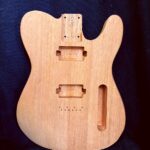 T-Style Body / 2 pc. Honduran Mahogany / x2 PAF / Forearm & Tummy Cut (#GIN-4035)