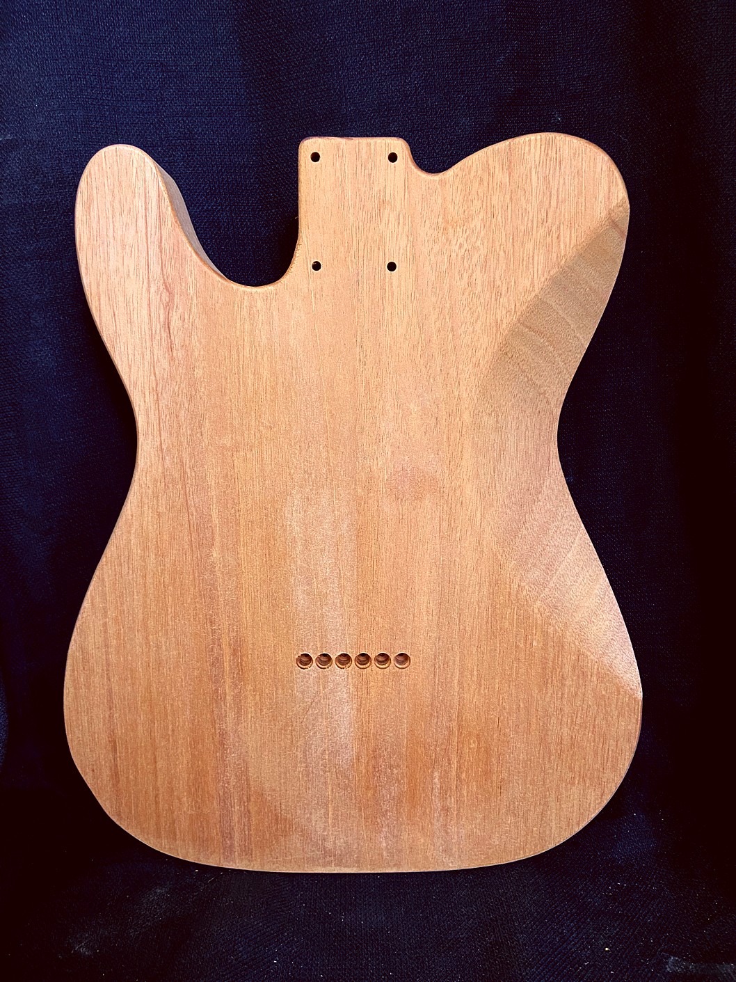 T-Style Body / 2 pc. Honduran Mahogany / x2 PAF / Forearm & Tummy Cut (#GIN-4035) - Image 2
