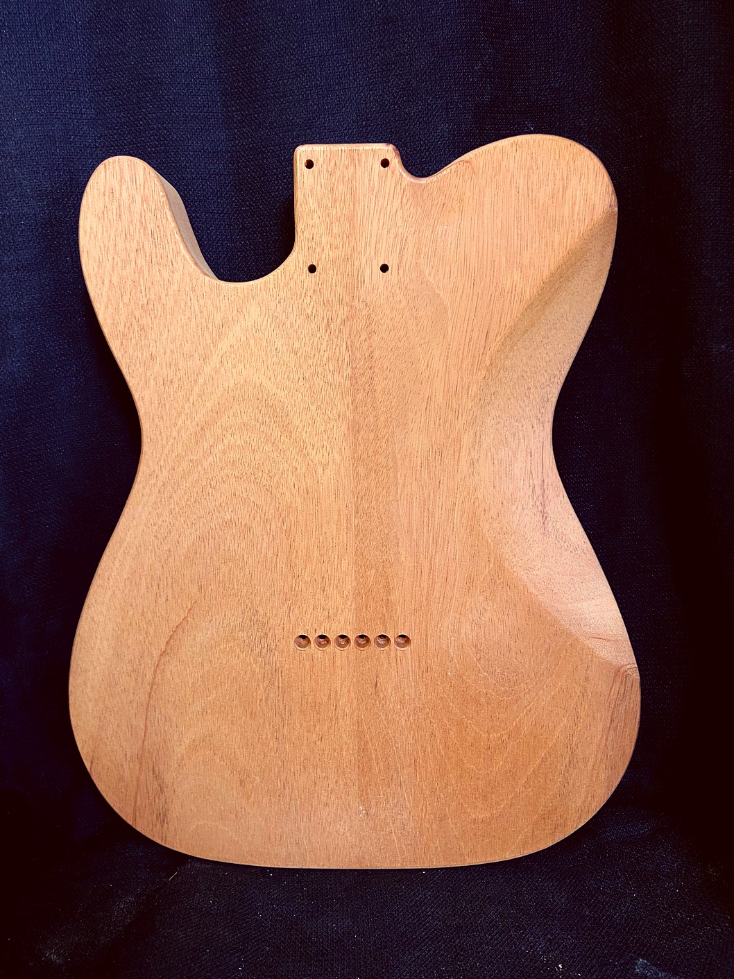 T-Style Deluxe Body / 2 pc. Honduran Mahogany / 5 lbs. 10 oz. / Burst Grade (#GIN-4037) - Image 2