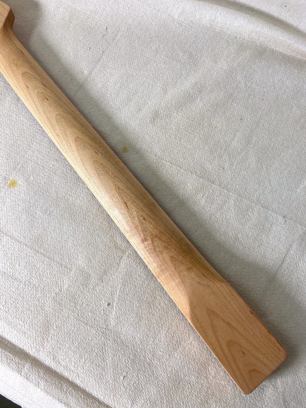 T-Style Replacement Neck / 2 pc. Maple & Indian Rosewood / Danish Oil / Light Relic / Bone Nut (#GIN-4043) - Image 9