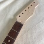 S-Style Replacement Neck / T-Style Headstock / 2 pc. Maple & Madagascar Rosewood / Classic C (#GIN-4045)