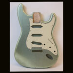 S-Style Body / Ultra Light Swamp Ash / 3 lbs. 8 oz. / Nitrocellulose 'Avocado Mist'/ Lite Relic (#GIN-4059)
