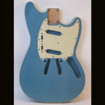 Stang-Style Body / Alder / 4 lbs. 3 oz. / Nitrocellulose 'Lake Placid Blue' / Double Bound - Light Relic (#GIN-4060)