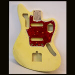 Jag-Style Body / Swamp Ash / 3 lbs. 6 oz. / Nitrocellulose "Vintage White" / Light - Med. Relic (#GIN-4061)